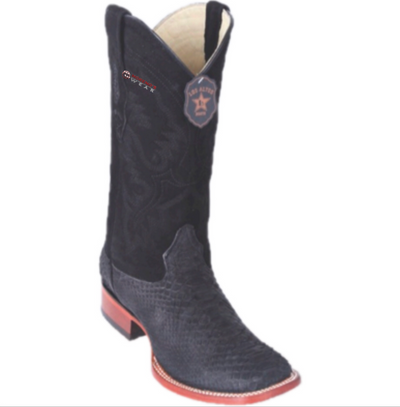 Men's Los Altos Python Boots Wide Square Toe