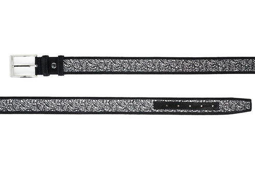 CBelt -5829- Design Leather Belt - Black