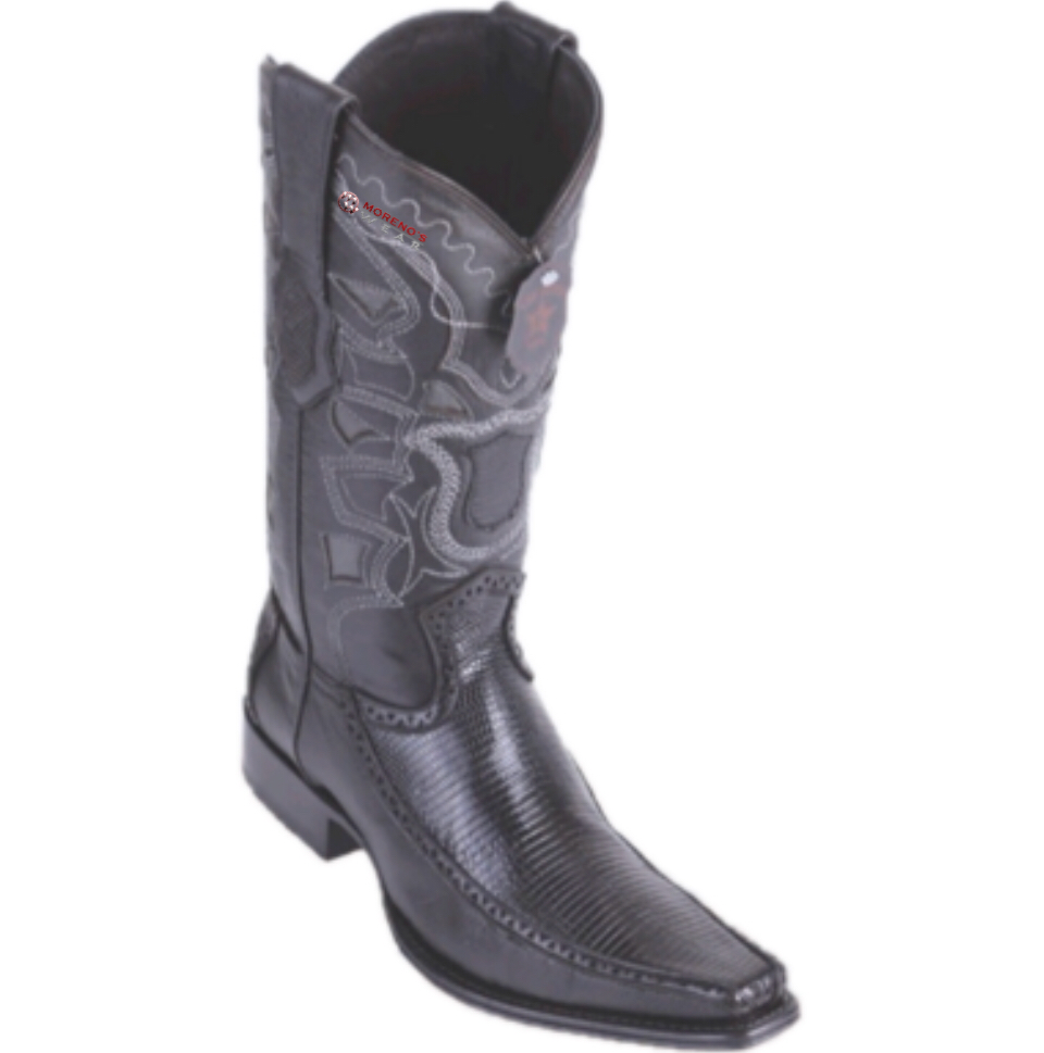 Men’s Los Altos Ring Lizard & Deer Boots European Square Toe