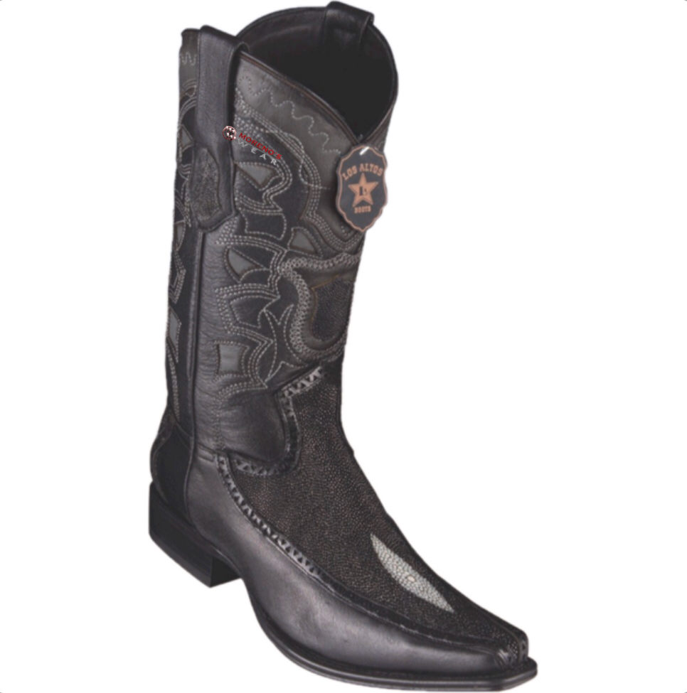 Men’s Los Altos Stingray & Deer Boots European Square Toe