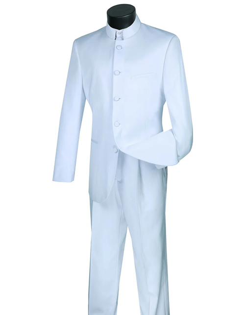 White Prom Suit - White Prom Tuxedo Suits - White Wedding Tuxedo Collar Jacket
