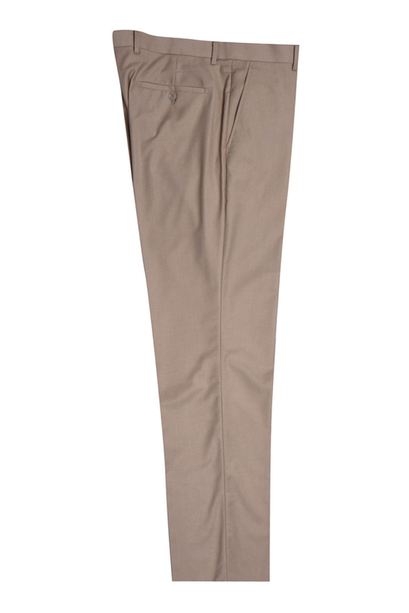 Men's Modern Tan Two-Button Notch Lapel Stacy Adams Suit