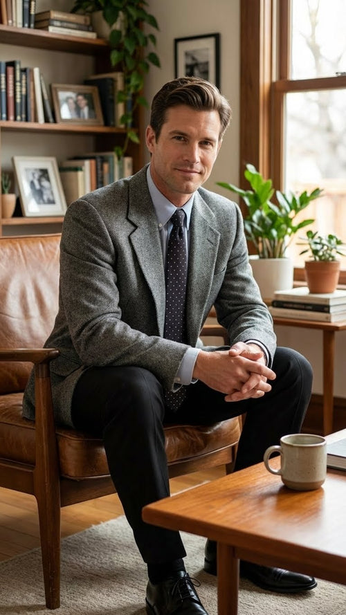 Men’s Dark Grey Blazer - Charcoal Grey Sport Coat Jacket by USA Men's Outlet