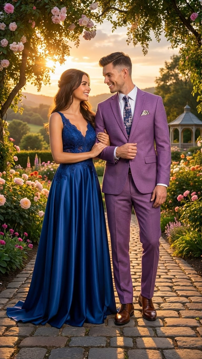 Men’s Light Purple Suit Blazer and Suit Jacket Mauve - Formal Wedding & Party Wear Coat for Business Prom and Church - USA Men's Outlet