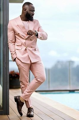 Prom Suits & Tuxedos | Men's Prom Outfits |Light Pink Prom Dress