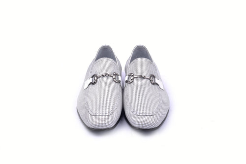 C02021-6091 Laser Designed Leather-White