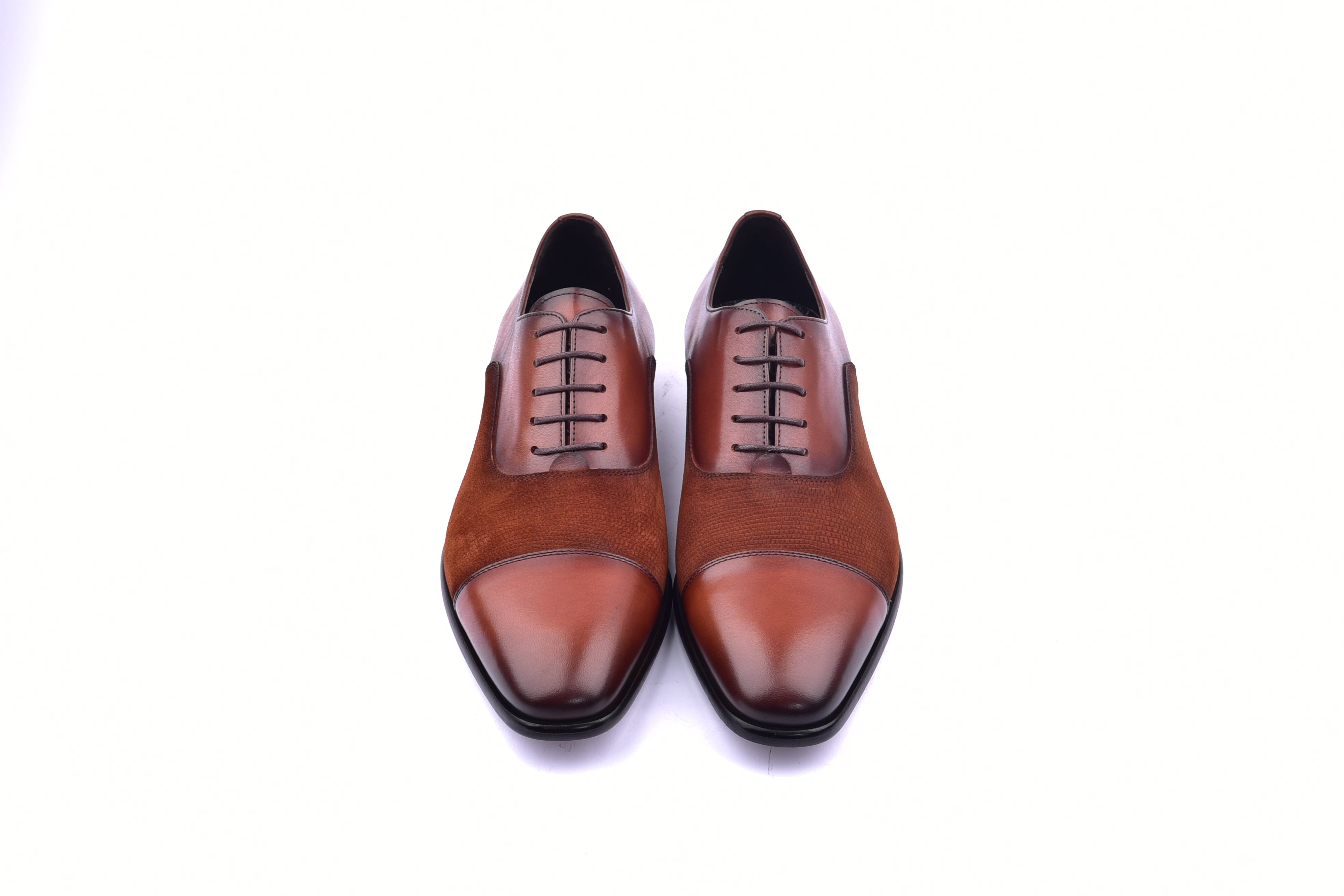 C0091-6265S Cap toe Lace up-Tan