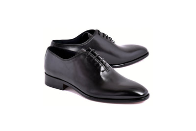 C0001110-6292OXF- Plain toe lace up-Black