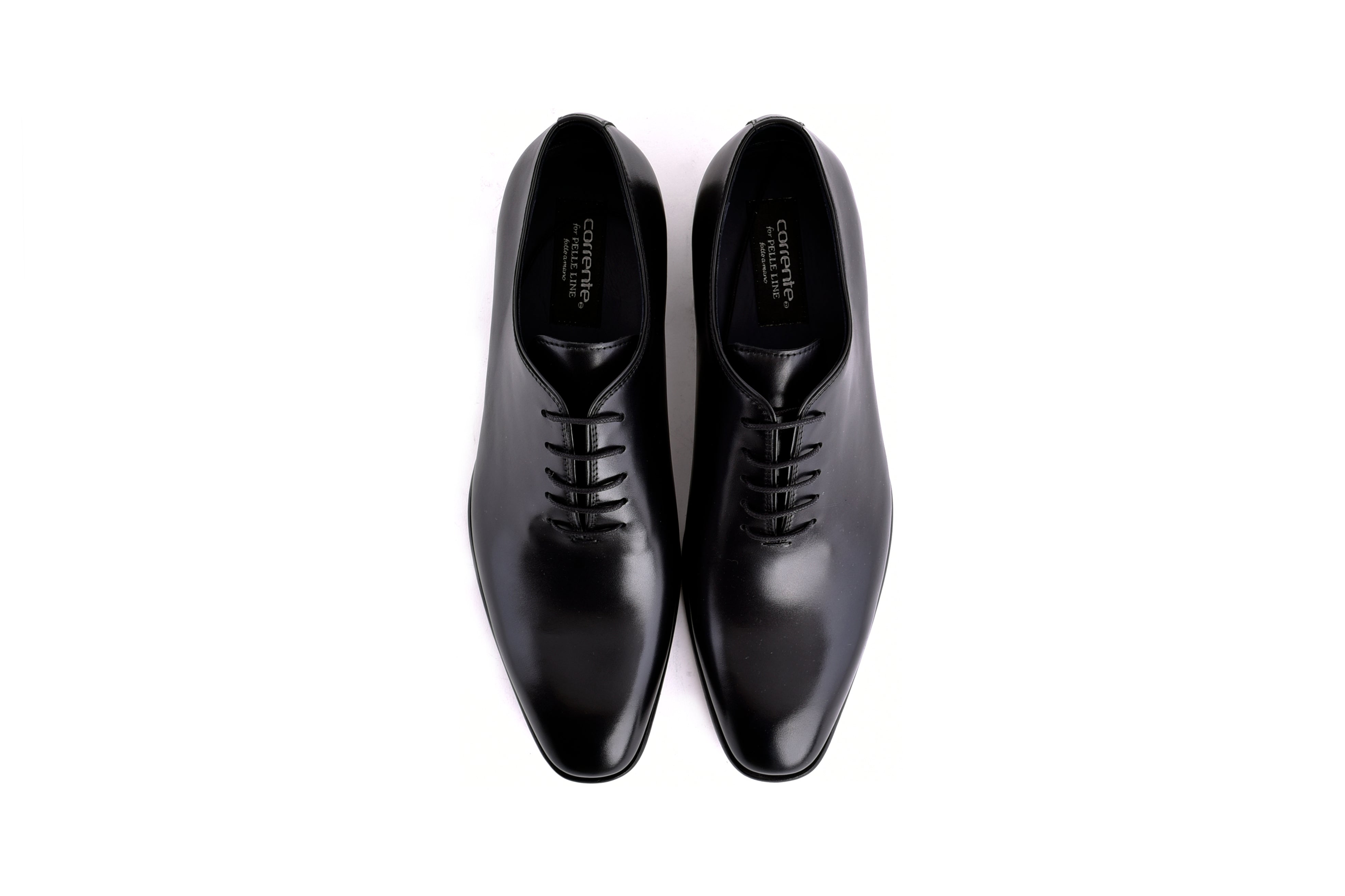 C0001110-6292OXF- Plain toe lace up-Black