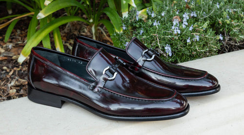 Corrente 6415 Calfskin Slip-On Loafer - Burgundy - Image 2