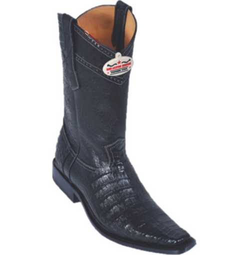 Men's Los Altos Caiman Belly Boots Versace Square Toe