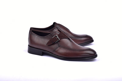 C051-6471 Monk strap-Brown