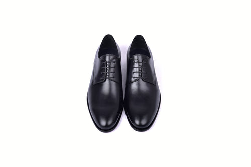 C00103-6806 Plain Toe Lace up-Black