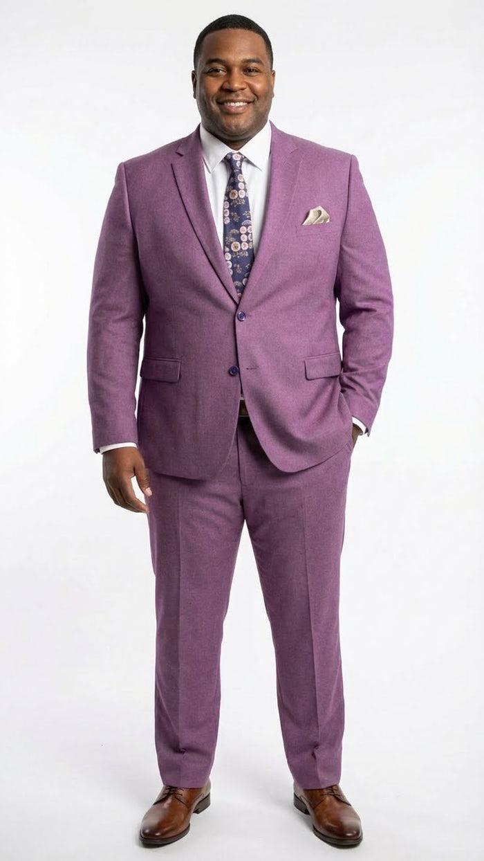 Men’s Light Purple Suit Blazer and Suit Jacket Mauve - Formal Wedding & Party Wear Coat for Business Prom and Church - USA Men's Outlet