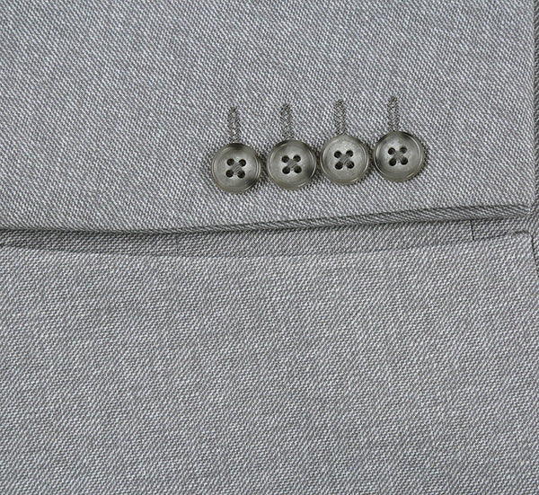 Half Canvas Slim Fit Blazer in Gray by Pellagioin