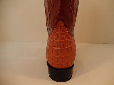 Wild West Boots Cognac Crocodile Cowboy Boot by USA Men's Outlet