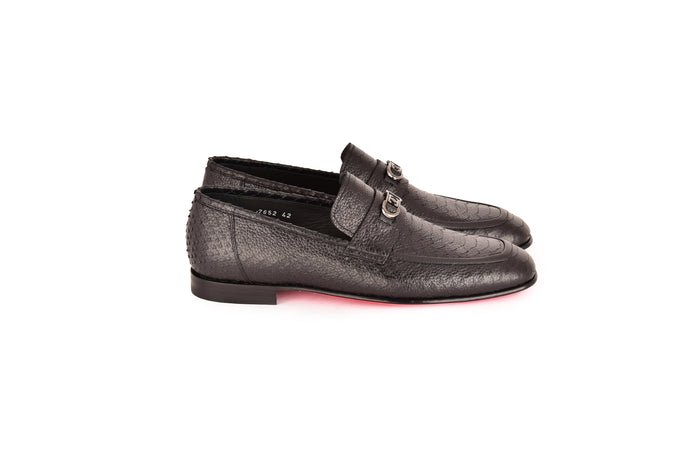 C0001115-7652 Python loafer-Black