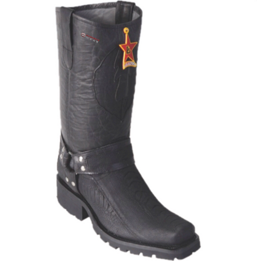Men’s Los Altos Ostrich Leg Biker Boots