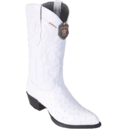 Men’s Los Altos Ostrich Boots J Toe (ButterCup/Cognac/Blue Jean)
