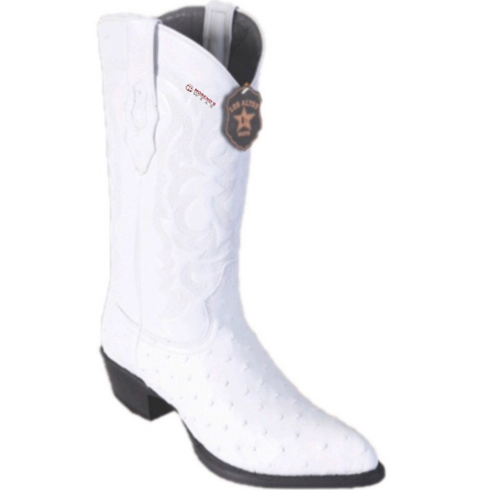Men’s Los Altos Ostrich Boots J Toe (ButterCup/Cognac/Blue Jean)