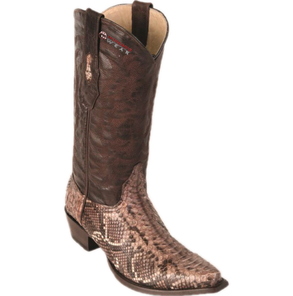 Men's Los Altos Python Boots Snip Toe