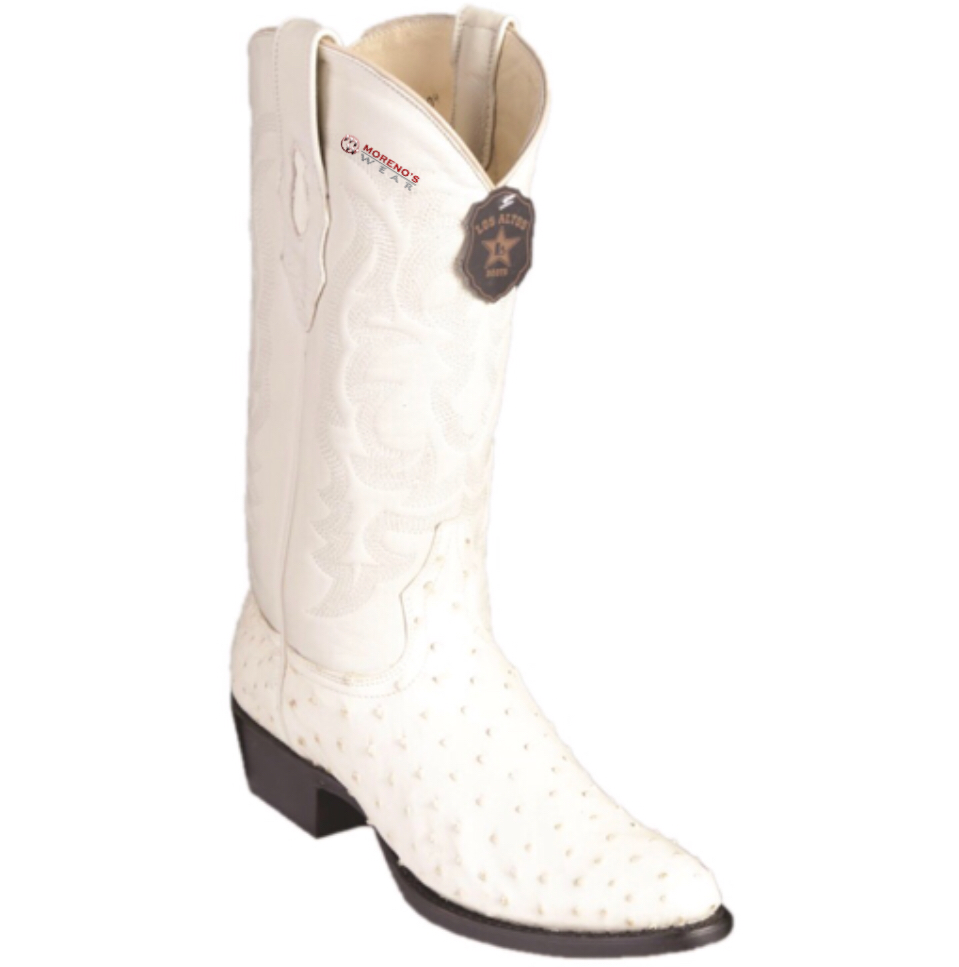 Men's Los Altos Ostrich Boots Round Toe