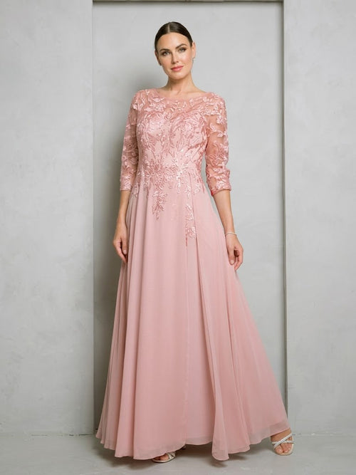 Eva USA 5258 Long A-Line Mother of the Bride Formal Dress