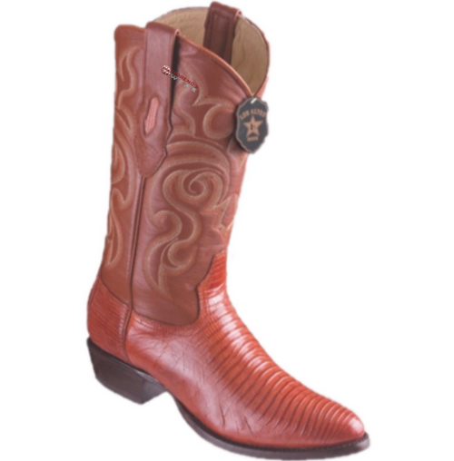 Men's Los Altos Teju Lizard Boots Round Toe