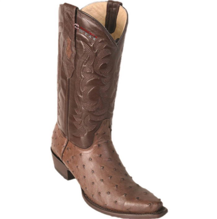 Men’s Los Altos Ostrich Boots Snip Toe (Premium)