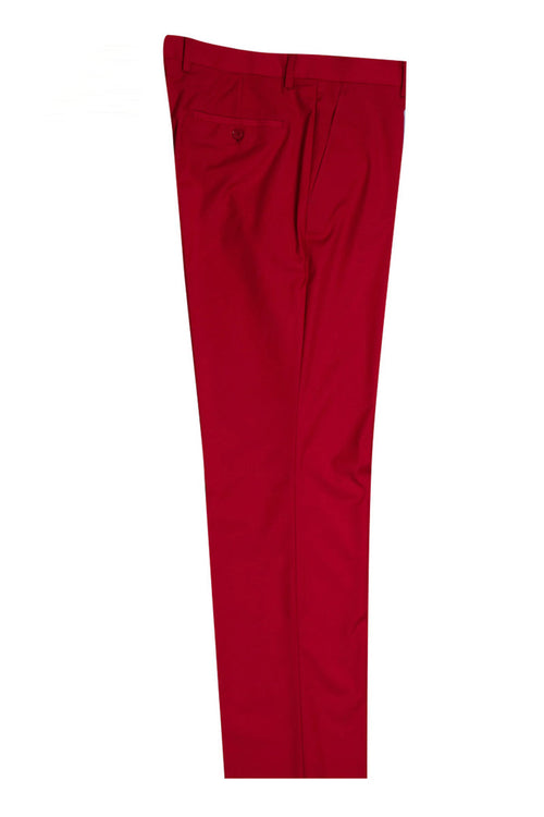 Men's Red Stacy Adams Vested Business Suit - Classy Two-Button Basic