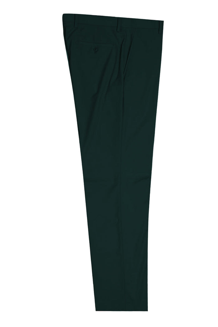 Green Slim Fit Tuxedo with Large Black Shawl Lapel – 3 Piece Wedding & Prom Set
