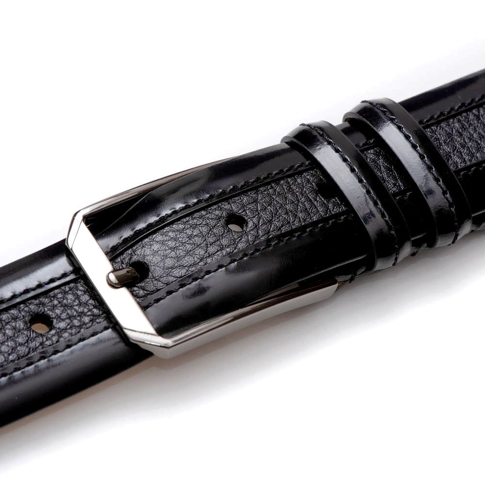 Mezlan Leather & Deerskin Belt - Luxury Italian Crafted – SuitUSA