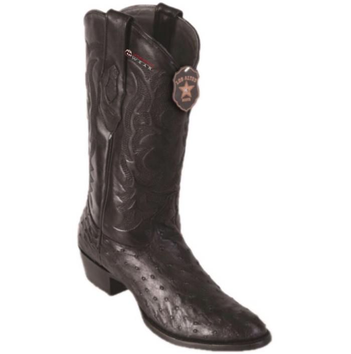 Men's Los Altos Ostrich Boots Round Toe