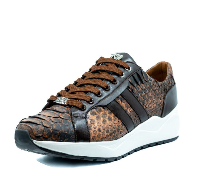 Marco Di Milano Verona Rustic Cognac Leather Shoes