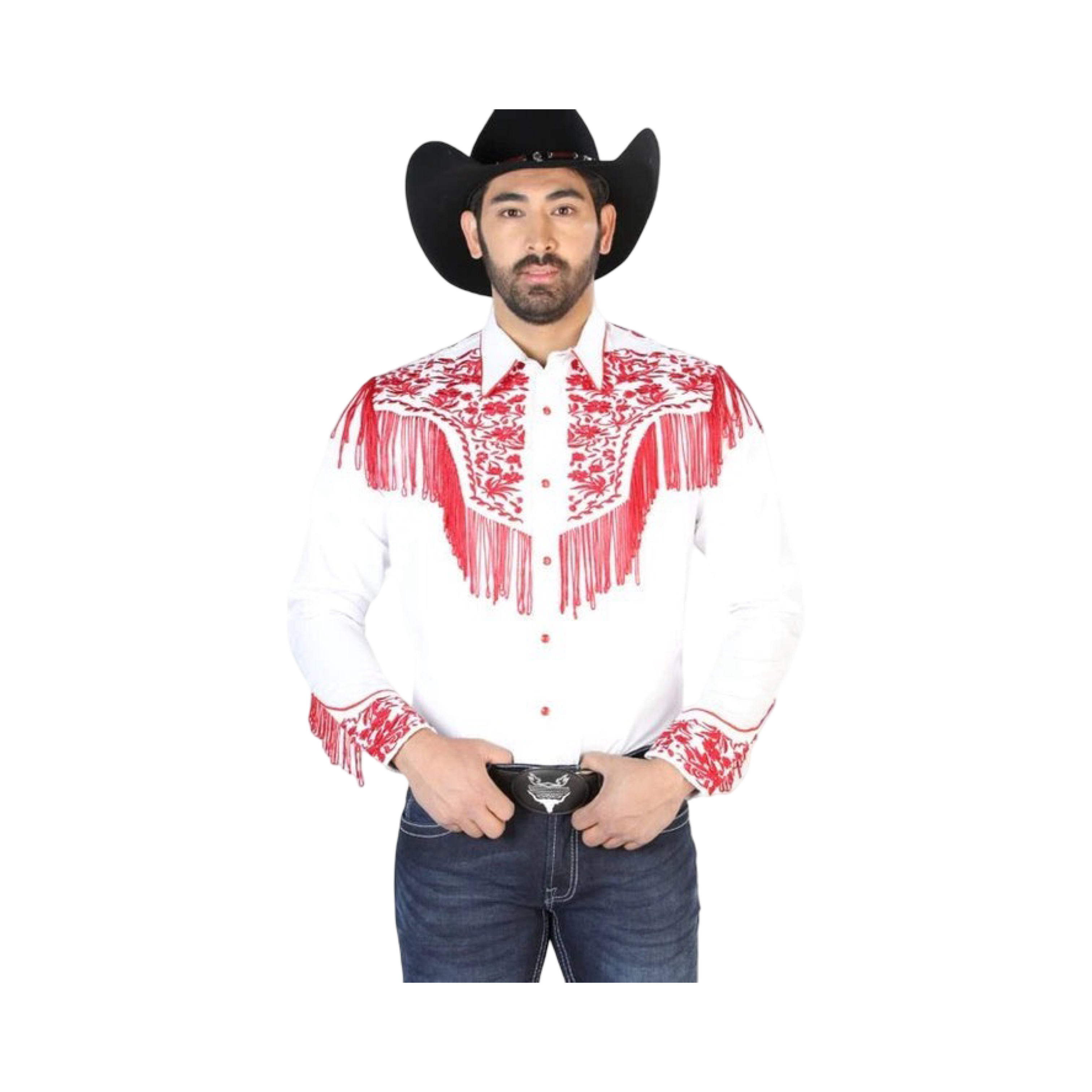 Camisa Vaquera Bordada El Señor de los Cielos