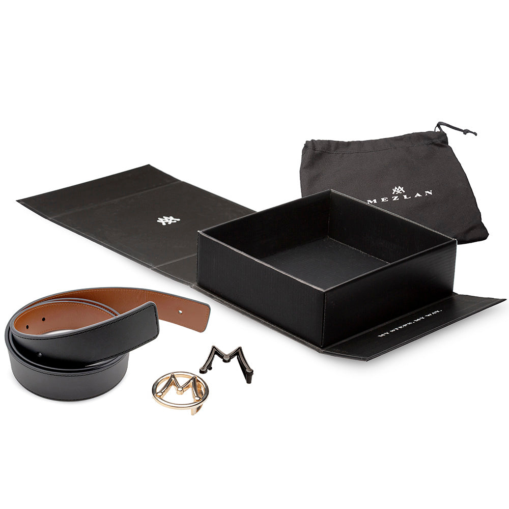 Mezlan Italian Calfskin Buckle Shoe - Reversible Strap