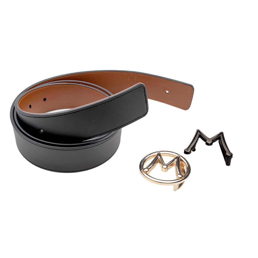Mezlan Italian Calfskin Buckle Shoe - Reversible Strap