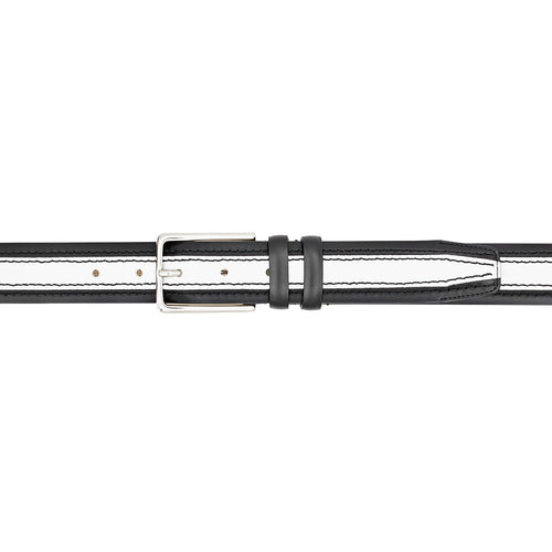 Mezlan Two-Tone Leather Belt for Men