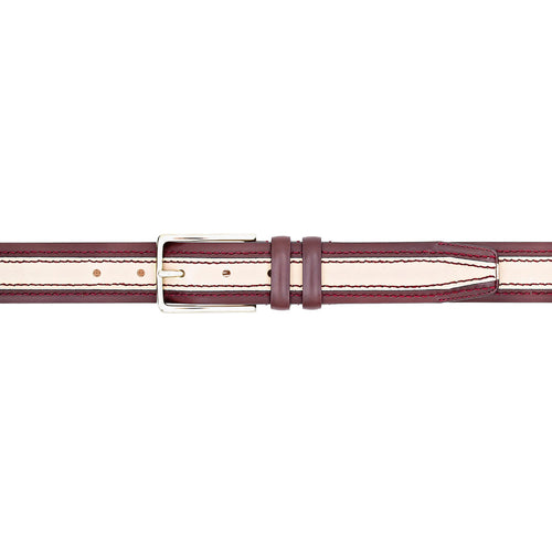 Mezlan Two-Tone Leather Belt for Men