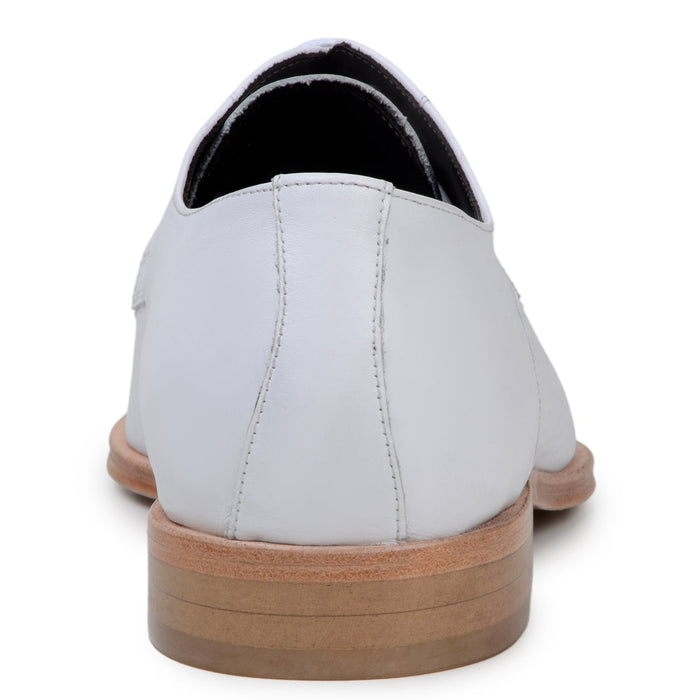 Belvedere Alexander White Ostrich Leather Luxury Shoe