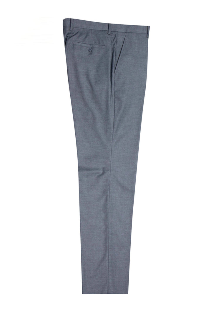 Men's Stylish Grey Vested Stacy Adams 2-Button Basic Suit