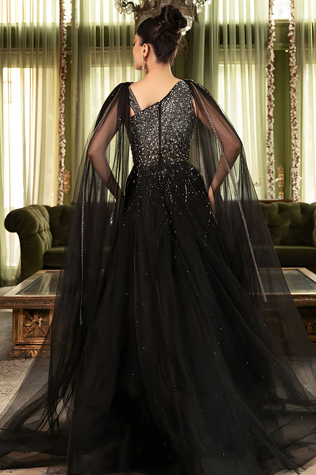 Formal Dress Midriff Cutout A-Line Prom Gown By Royal Queen RQ8188