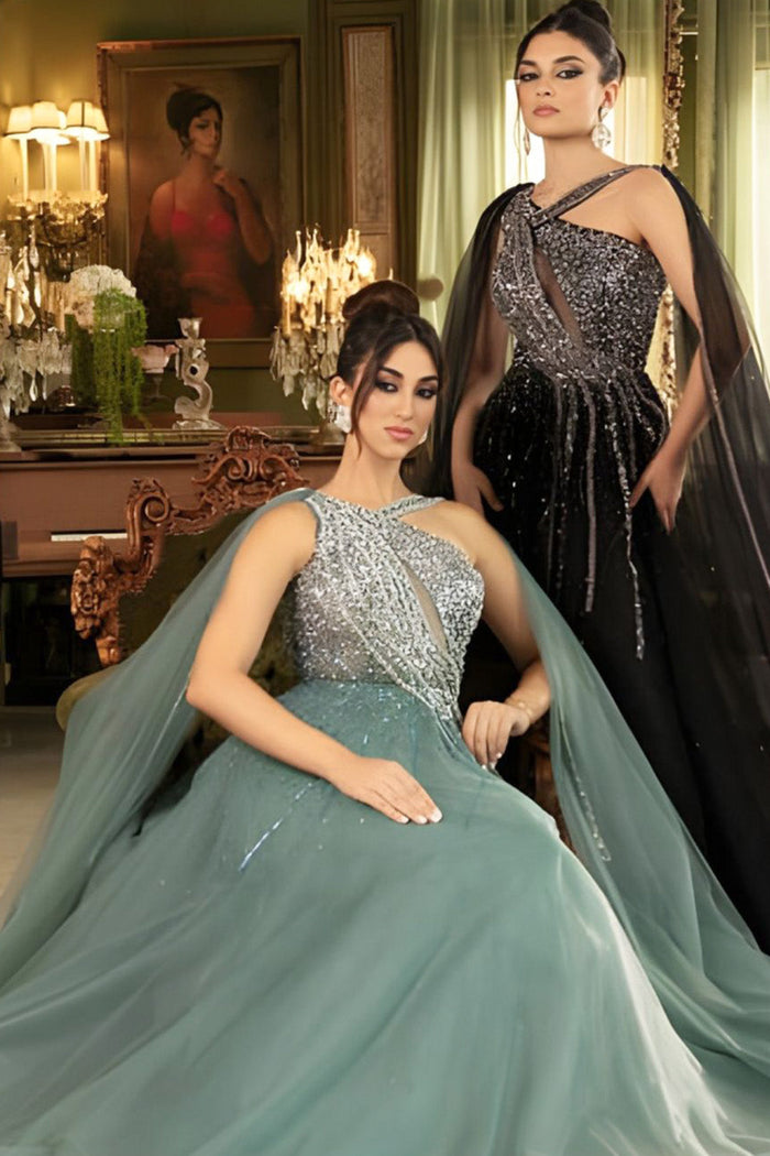 Formal Dress Midriff Cutout A-Line Prom Gown By Royal Queen RQ8188