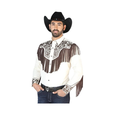 Camisa Vaquera Bordada El Señor de los Cielos