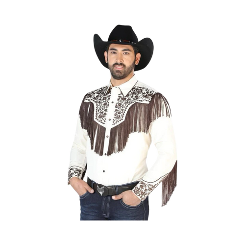 Camisa Vaquera Bordada El Señor de los Cielos