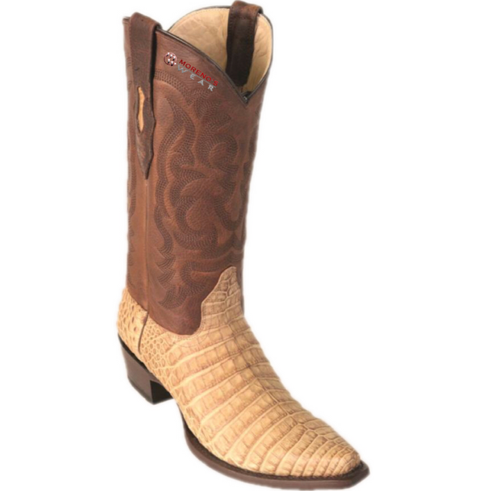 Men’s Los Altos Caiman Belly Boots Snip Toe (Style 1)