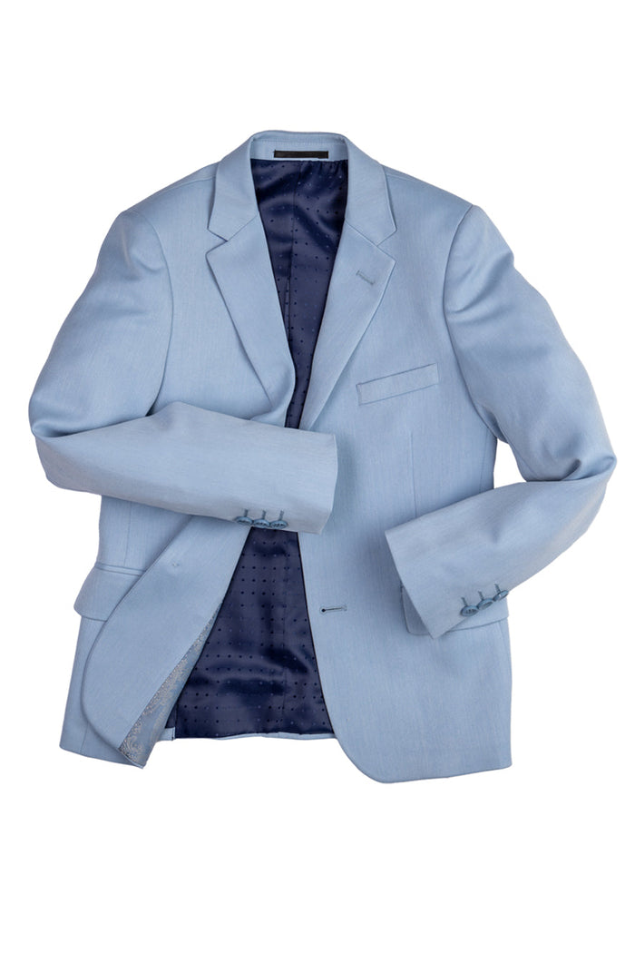 Liam Kids Powder Blue Suit (5-Piece Set) by BLACKTIE