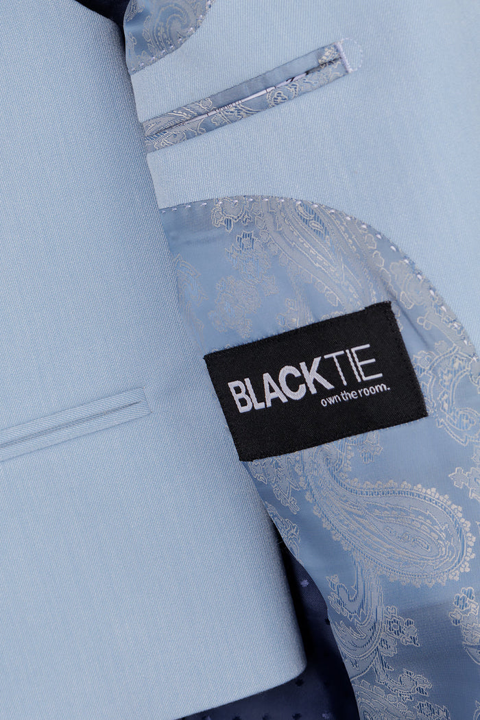 Liam Kids Powder Blue Suit (5-Piece Set) by BLACKTIE
