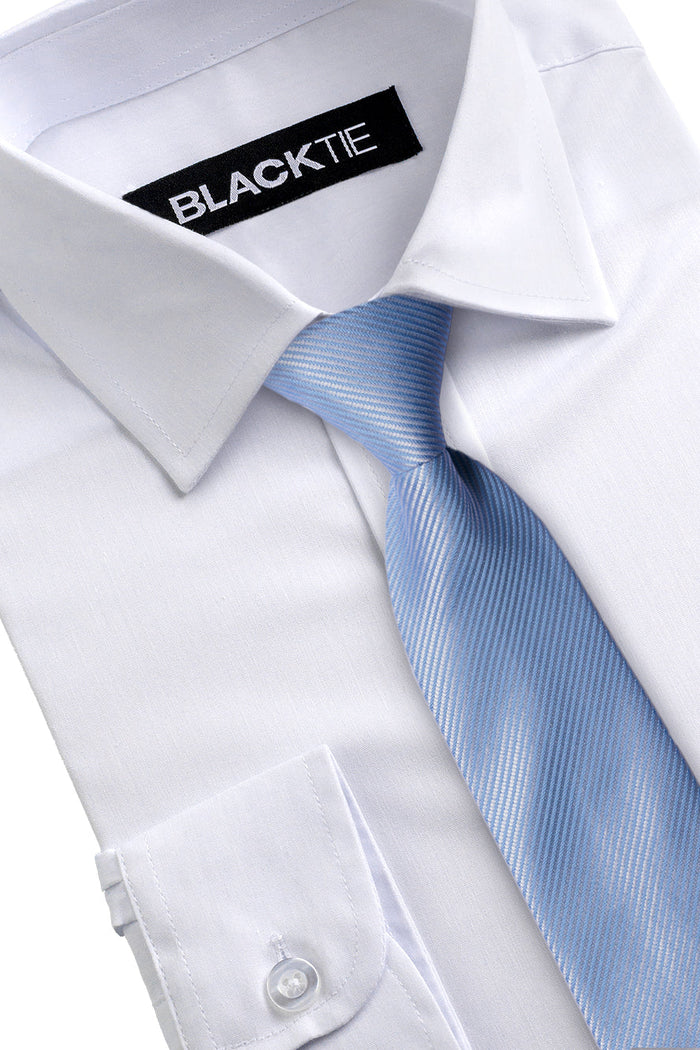 Liam Kids Powder Blue Suit (5-Piece Set) by BLACKTIE