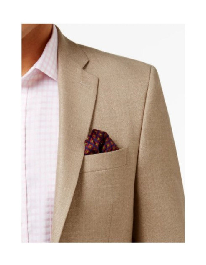 Mens Tan Sport Coat - Beige Color Blazer - Summer Jackets by USA Men's Outlet